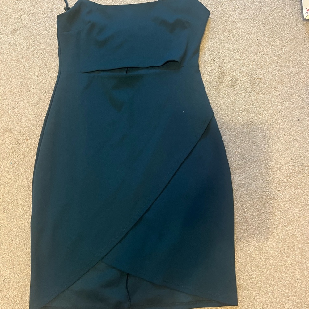 Elegant Teal Dress